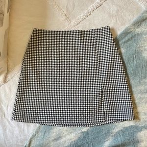Gingham Mini Skirt